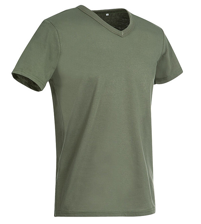 Tričko STEDMAN STARS BEN V-NECK vojenská zelená XL