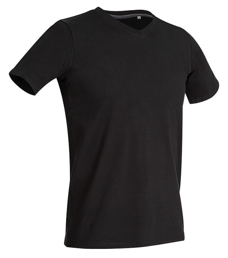 Tričko STEDMAN STARS CLIVE V-NECK černá M