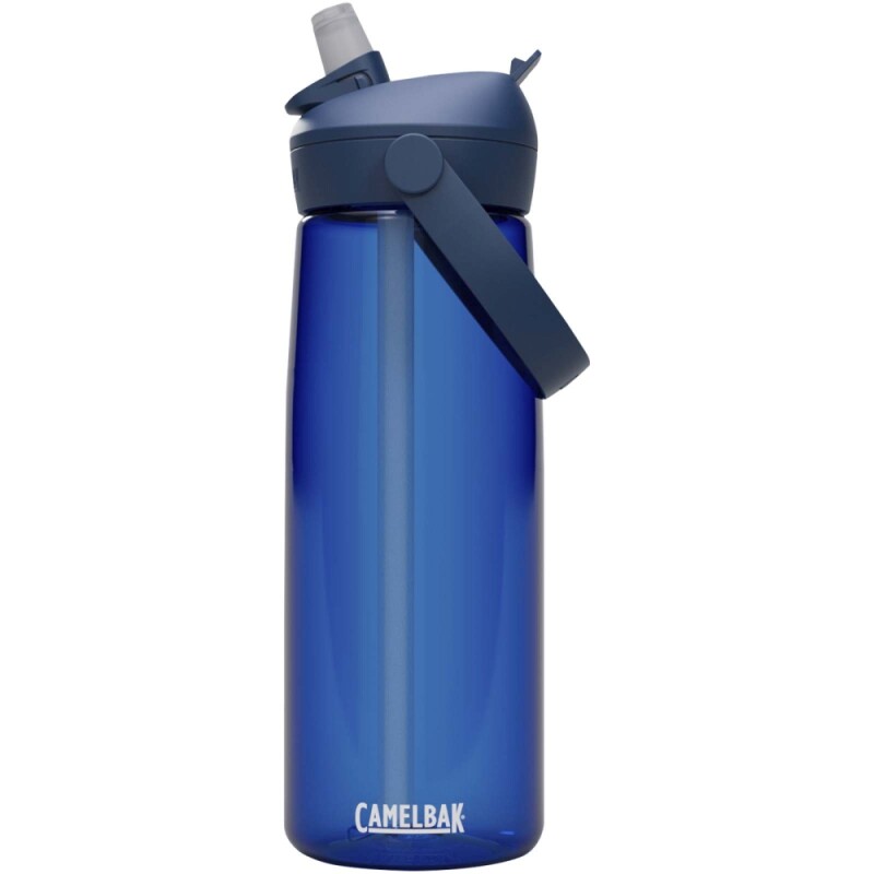 Tritanová láhev na vodu s výklopným brčkem 750ml, královská modrá