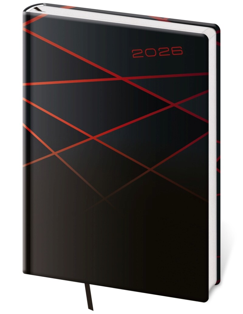 Týdenní diář A5 VARIO 1 RED LINES 2027