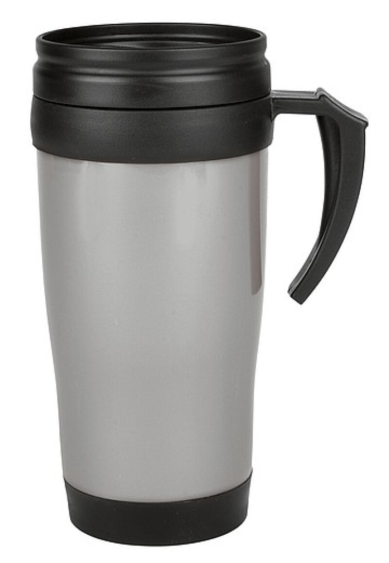 UNDO Plastový termohrnek šedý, 400 ml