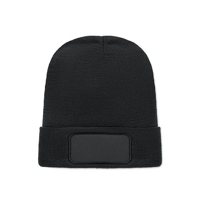 Unisex čepice z RPET, černá