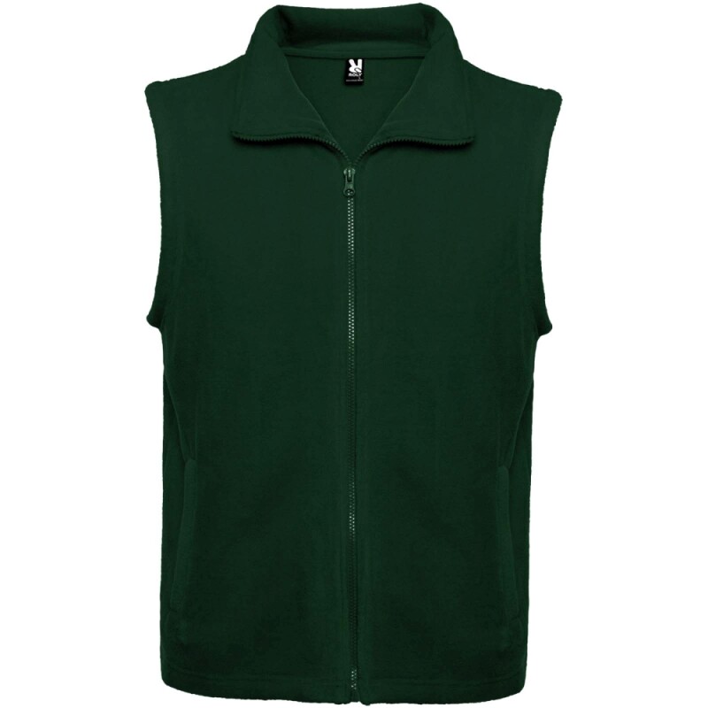 Unisex fleecová vesta Roly Bellagio, velikost S, tmavě zelená