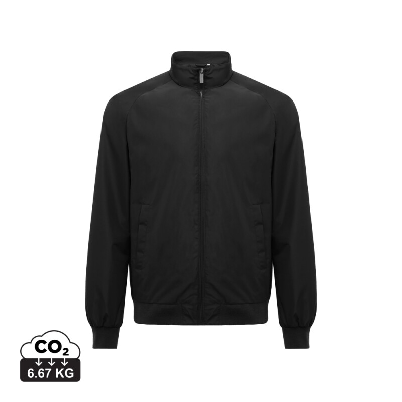 Unisex městská bunda Iqoniq Odin z recyklovaného polyesteru, velikost XL, černá