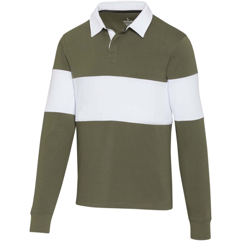 Unisex mikina Elevate Clyde, velikost M, zelená/bílá