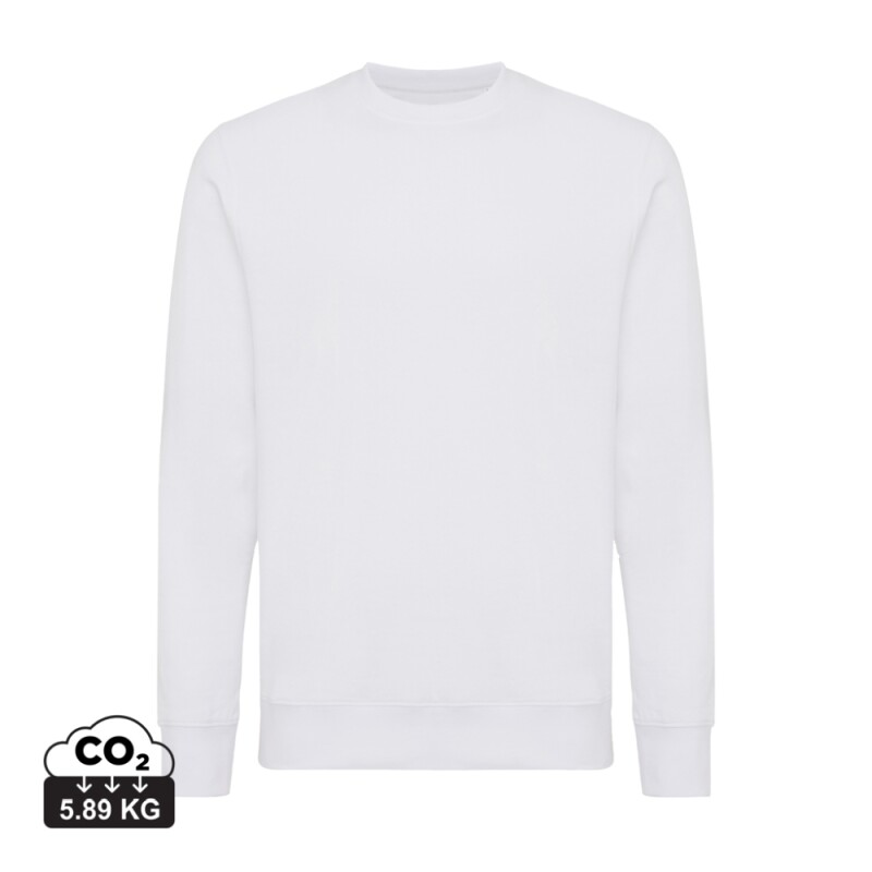 Unisex mikina Iqoniq Etosha, velikost 5XL, bílá