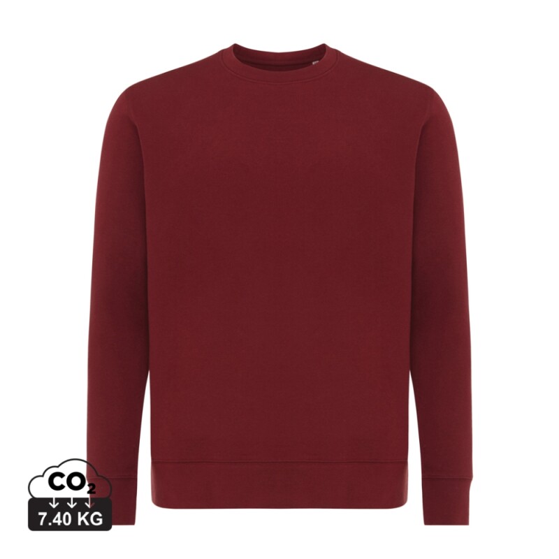 Unisex mikina Iqoniq Etosha, velikost S, vínová