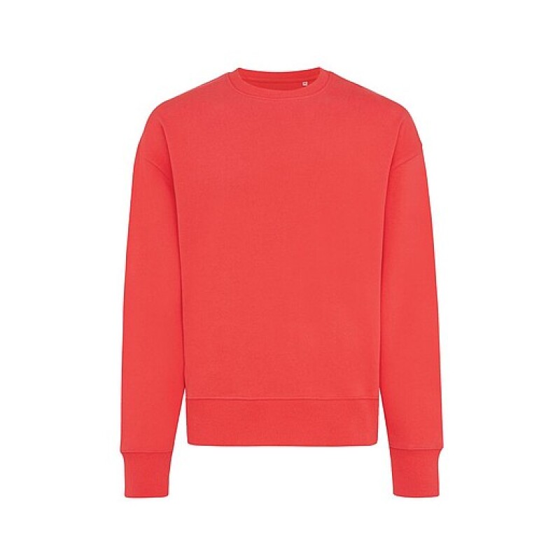 Unisex mikina Iqoniq Kruger z recyklované bavlny, červená, XS