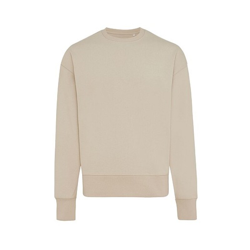 Unisex mikina Iqoniq Kruger z recyklované bavlny, světle hnědá, XS