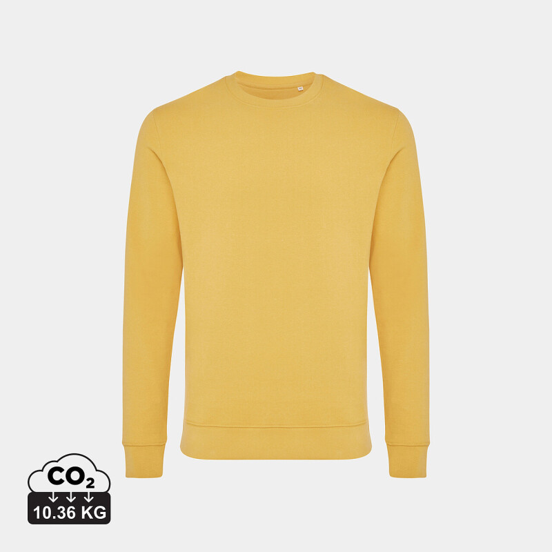 Unisex mikina IQONIQ Zion, velikost XXS, tmavá žlutá