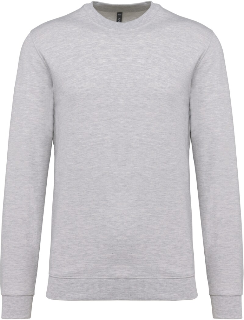 Unisex mikina KARIBAN, šedá melanž, L