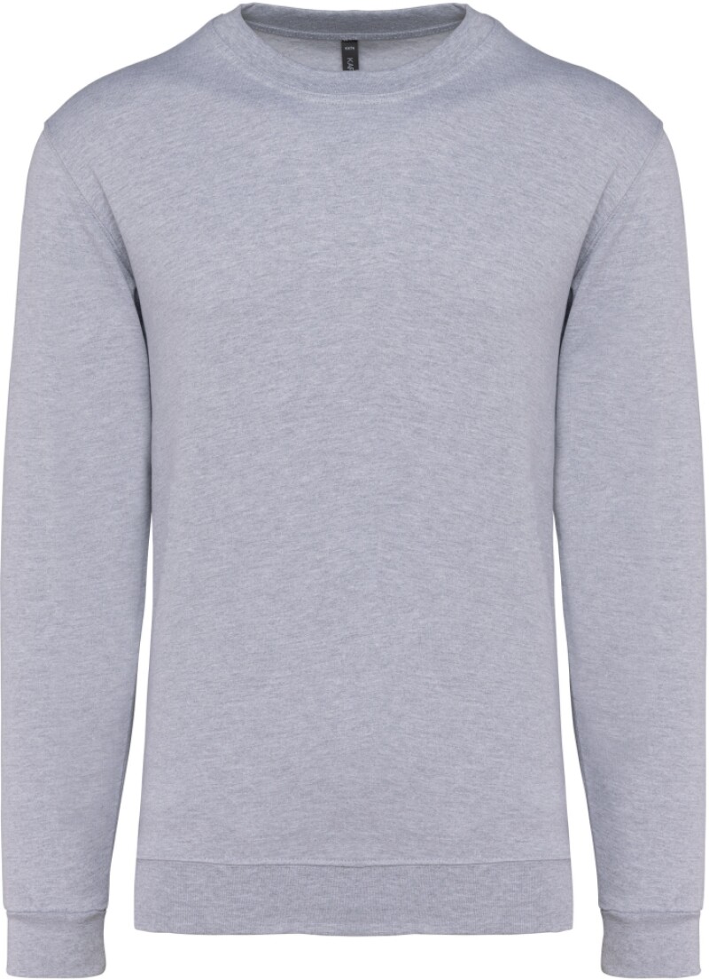 Unisex mikina KARIBAN, světle šedá, 4XL
