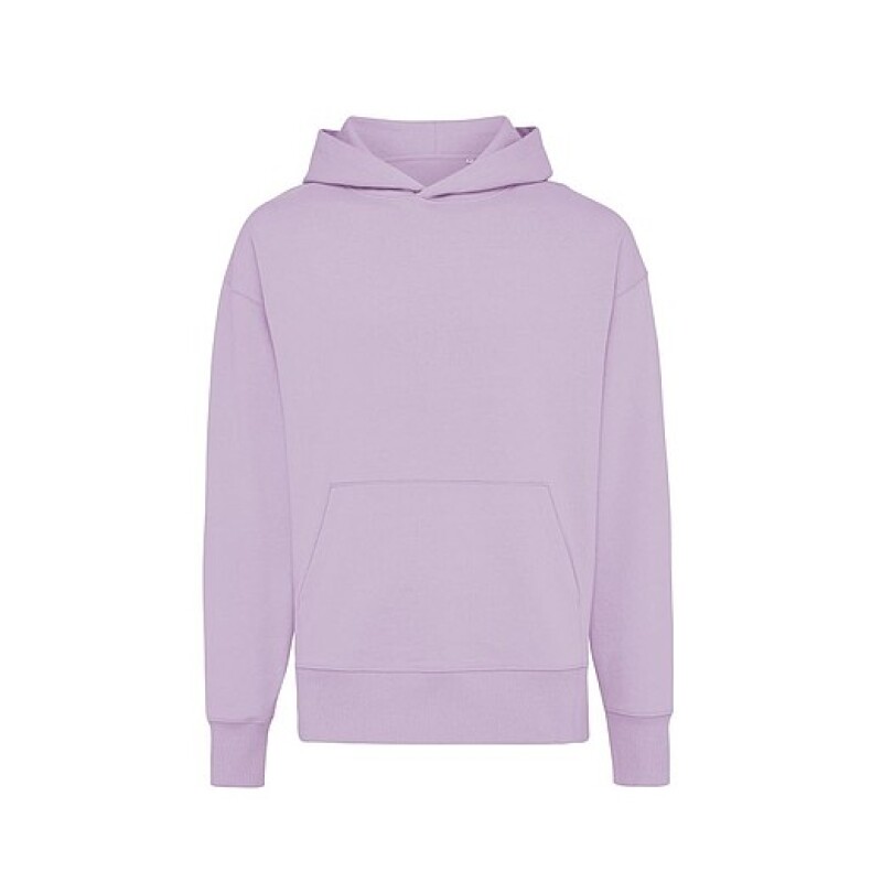 Unisex mikina s kapucí Iqoniq Yoho z recyklované bavlny, světle modrá, XXXL