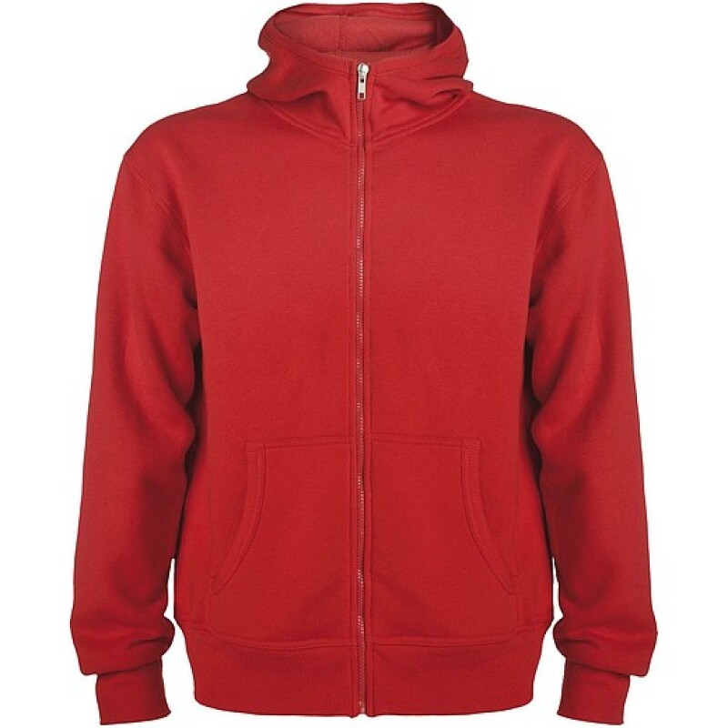 Unisex mikina s kapucí,ROLY MONTBLANC, červená, vel. M