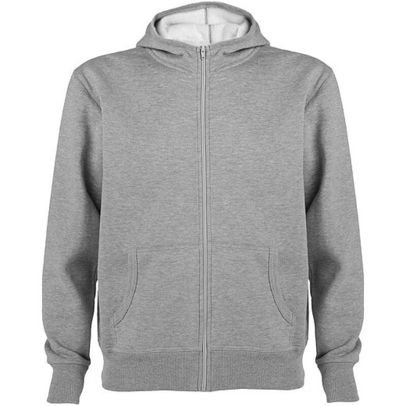 Unisex mikina s kapucí,ROLY MONTBLANC, světle šedý melír, vel. 3XL