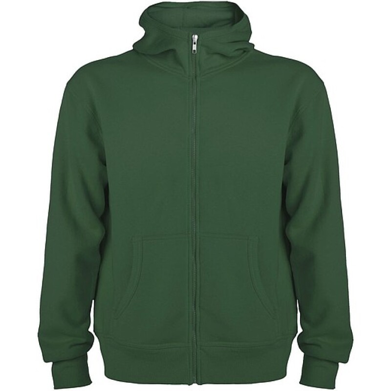 Unisex mikina s kapucí,ROLY MONTBLANC, tmavě zelená, vel. 3XL