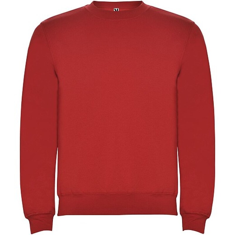 Unisex mikina s kulatým výstřihem, ROLY CLASICA, červená, vel. L