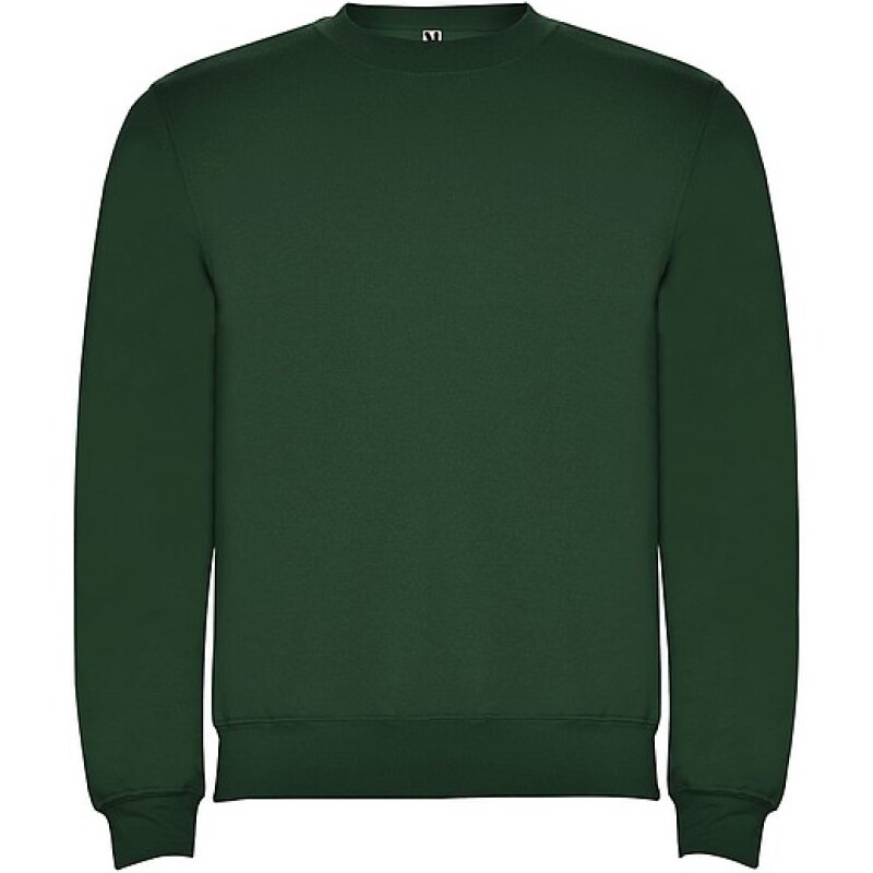 Unisex mikina s kulatým výstřihem, ROLY CLASICA, lahvově zelená, vel. 3XL