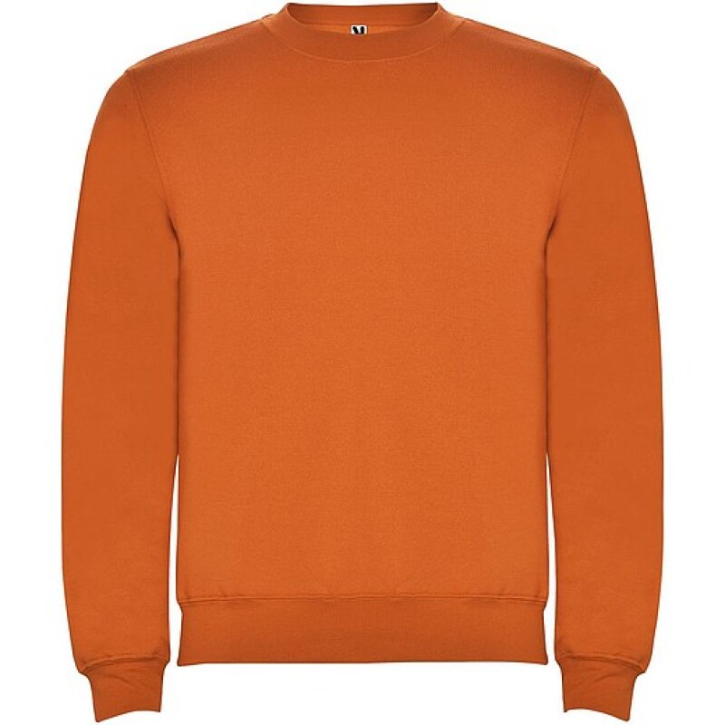 Unisex mikina s kulatým výstřihem, ROLY CLASICA, oranžová, vel. S