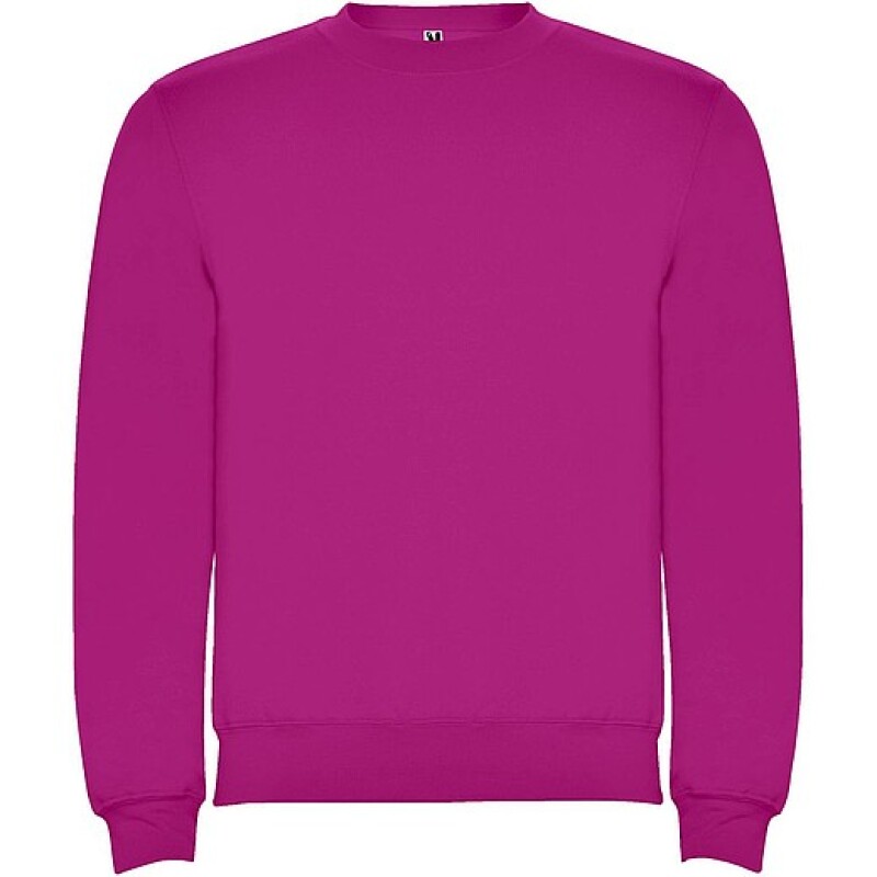 Unisex mikina s kulatým výstřihem, ROLY CLASICA, růžová, vel. M