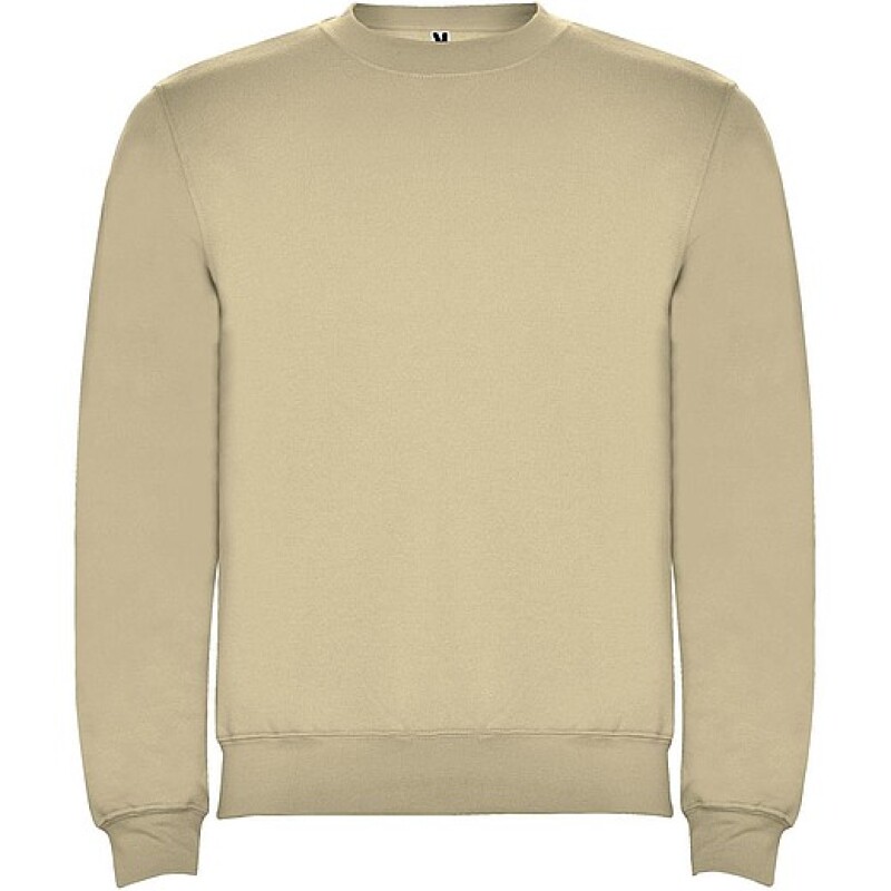 Unisex mikina s kulatým výstřihem, ROLY CLASICA, světle hnědá, vel. 2XL