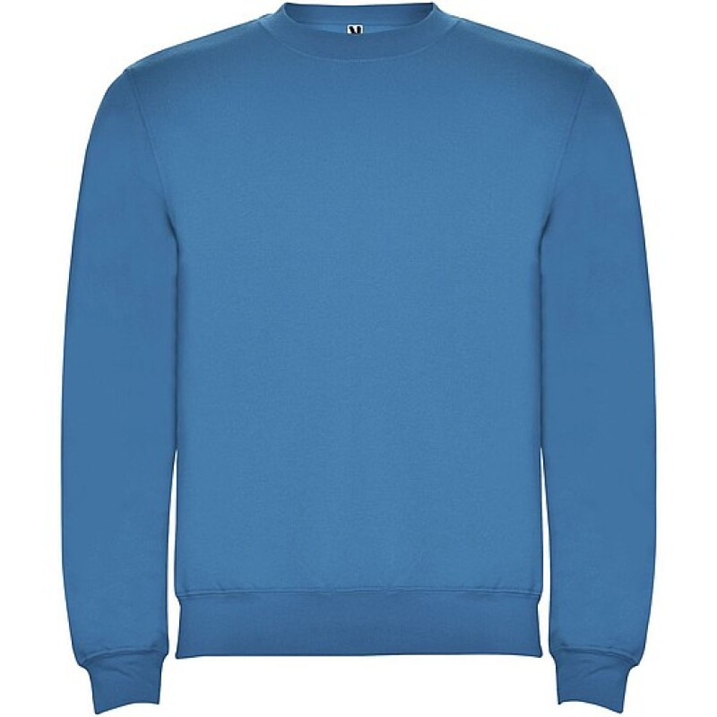 Unisex mikina s kulatým výstřihem ROLY CLASICA, nebeská modrá, M