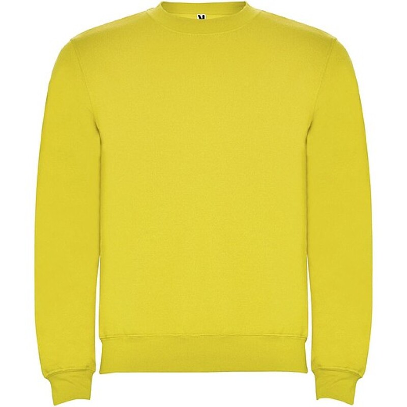 Unisex mikina s kulatým výstřihem, ROLY CLASICA, žlutá, vel. XL