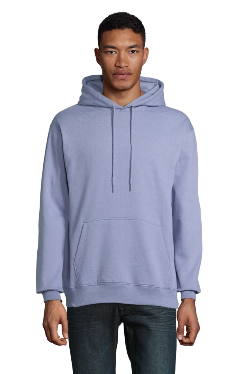 Unisex mikina SOLS CONDOR, modrá, velikost XL