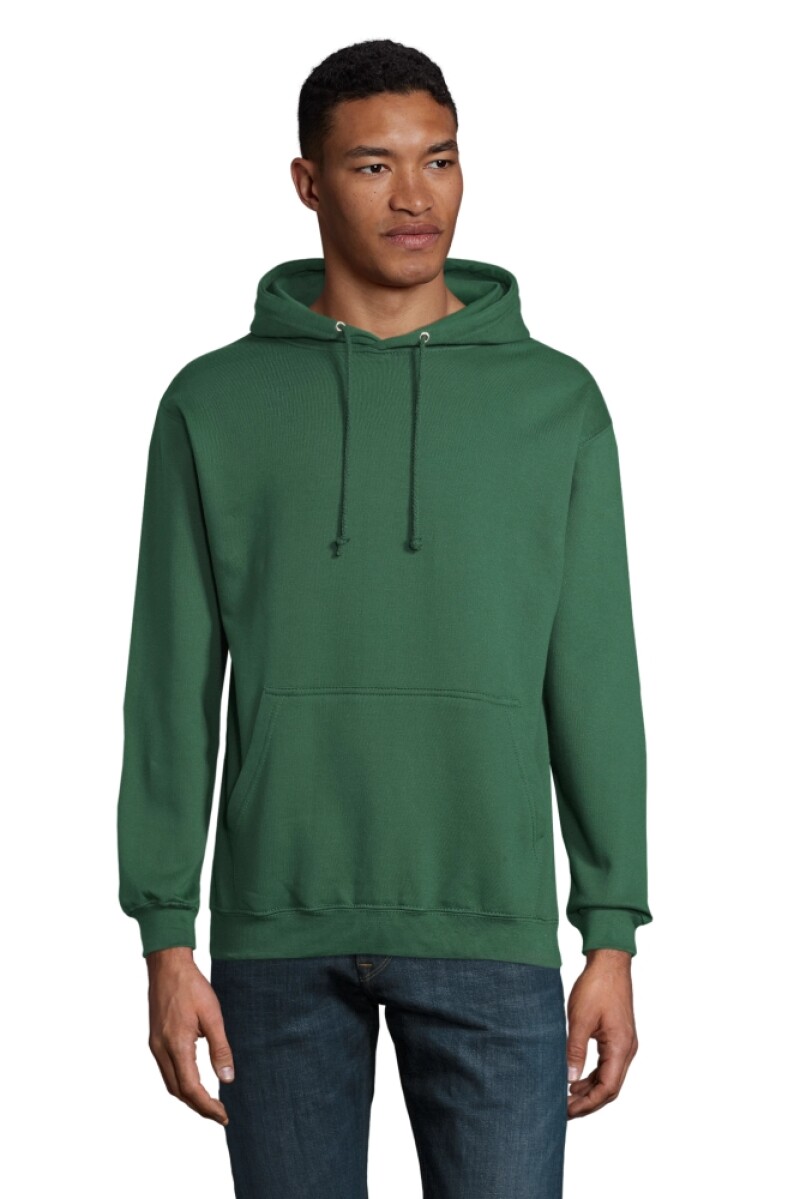 Unisex mikina SOLS CONDOR, sytě zelená, velikost 5XL