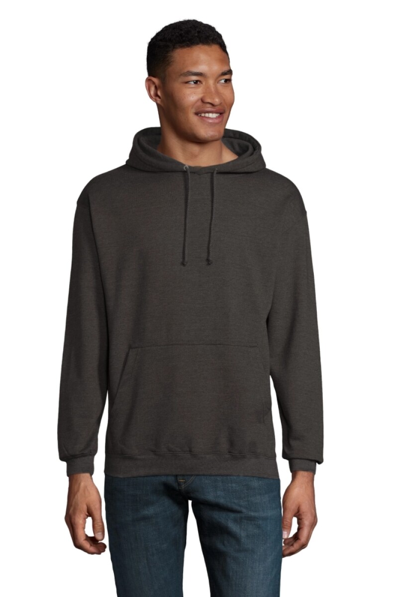 Unisex mikina SOLS CONDOR, tmavě šedý melír, velikost S