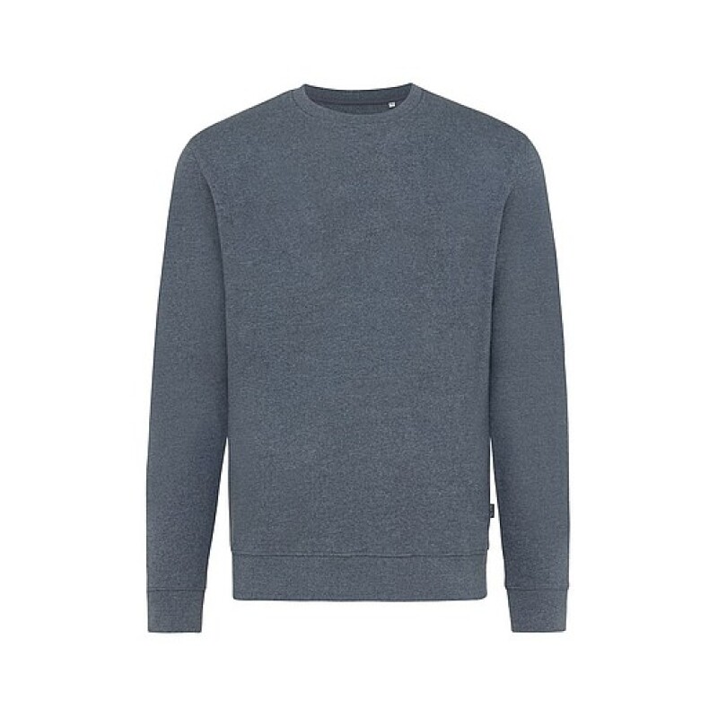 Unisex nebarvená mikina Iqoniq Denali z recyklované bavlny, námořní modrá, XL