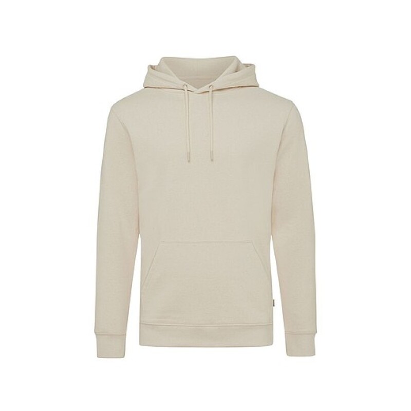 Unisex nebarvená mikina s kapucí Iqoniq Torres z recyklované bavlny, béžová, XL