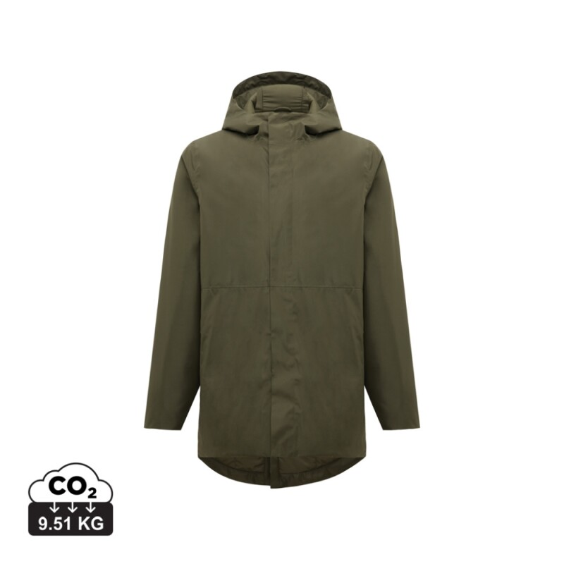 Unisex parka Iqoniq Thelon z recyklovaného polyesteru, velikost XS, khaki