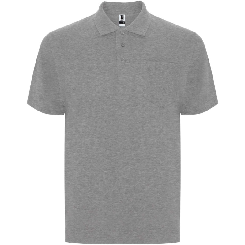 Unisex polokošile Roly Centauro Premium, velikost M, šedý melír