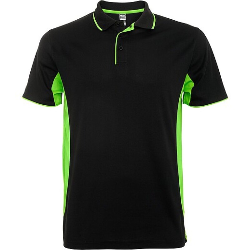 Unisex polokošile Roly Montmelo, černá, velikost 2XL