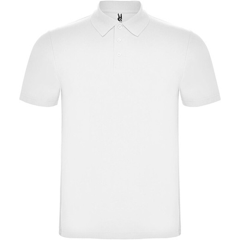 Unisex polokošile s krátkým rukávem, ROLY AUSTRAL, bílá, vel. 2XL