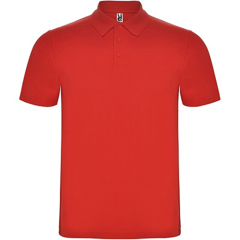 Unisex polokošile s krátkým rukávem, ROLY AUSTRAL, červená, vel. 3XL
