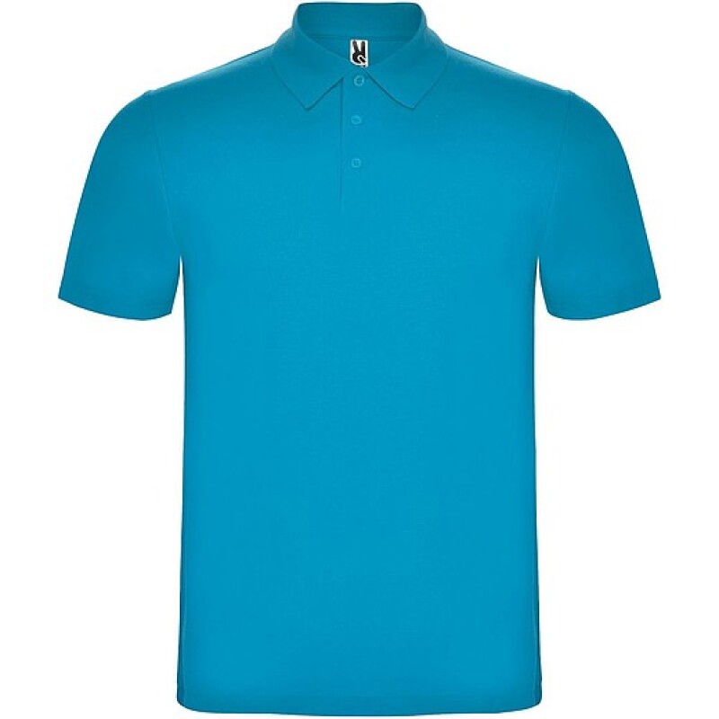 Unisex polokošile s krátkým rukávem, ROLY AUSTRAL, tyrkysová, vel. S