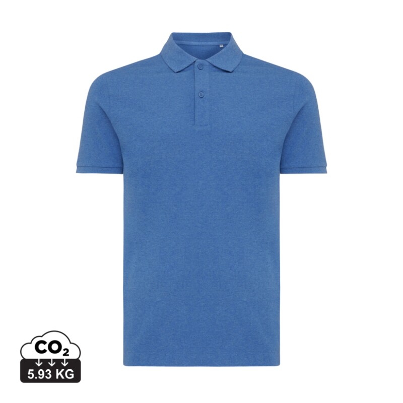 Unisex polotričko Iqoniq Yosemite, velikost XXL, modrý melír
