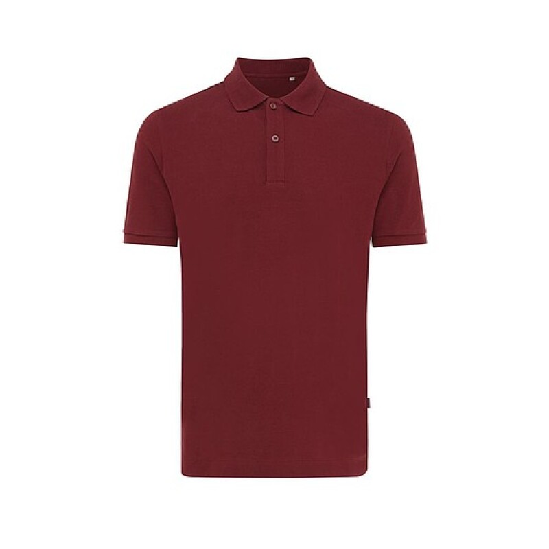 Unisex polotriko Iqoniq Yosemite z recyklované bavlny, vínová, XL