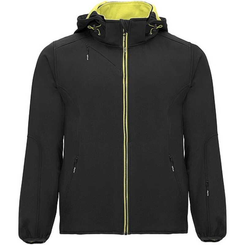 Unisex softshellová bunda, ROLY SIBERIA, černá, vel. M
