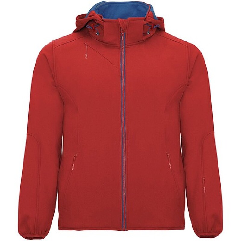 Unisex softshellová bunda, ROLY SIBERIA, červená, vel. S