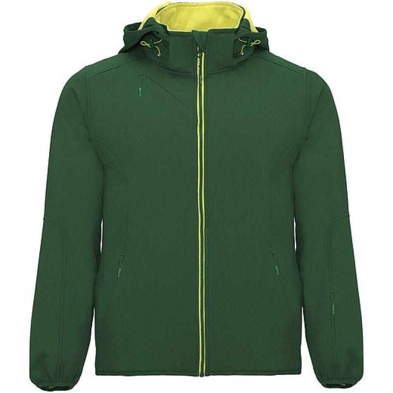Unisex softshellová bunda, ROLY SIBERIA, tmavě zelená, vel. XS