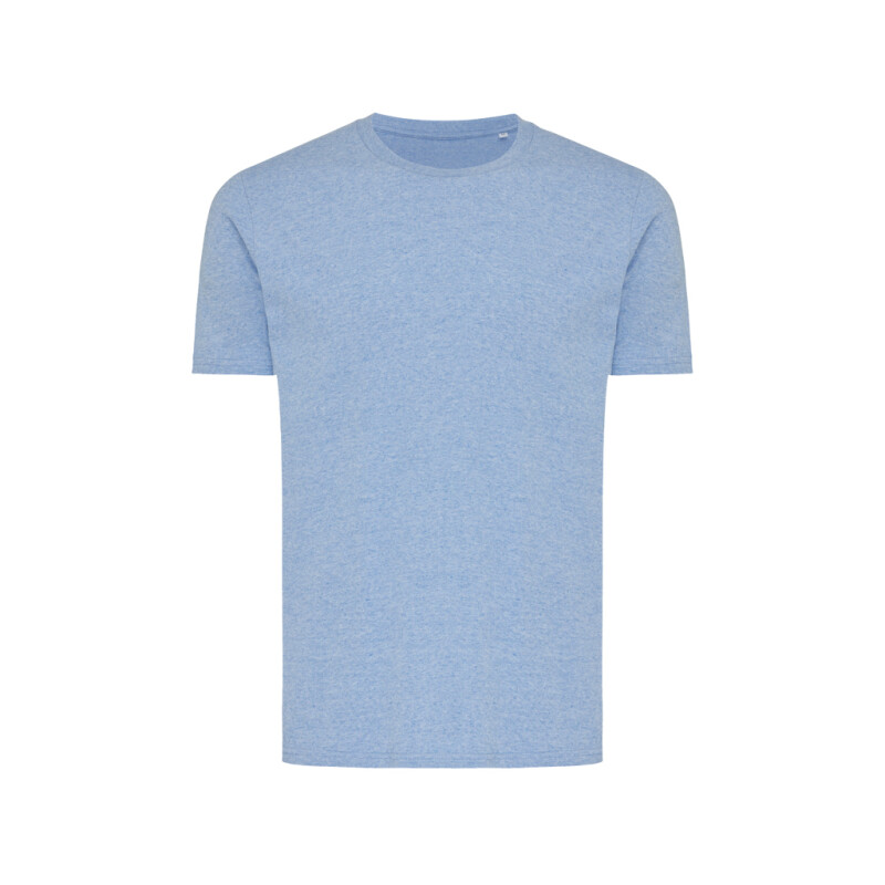Unisex tričko Iqoniq Brett, velikost XL, modrý melír