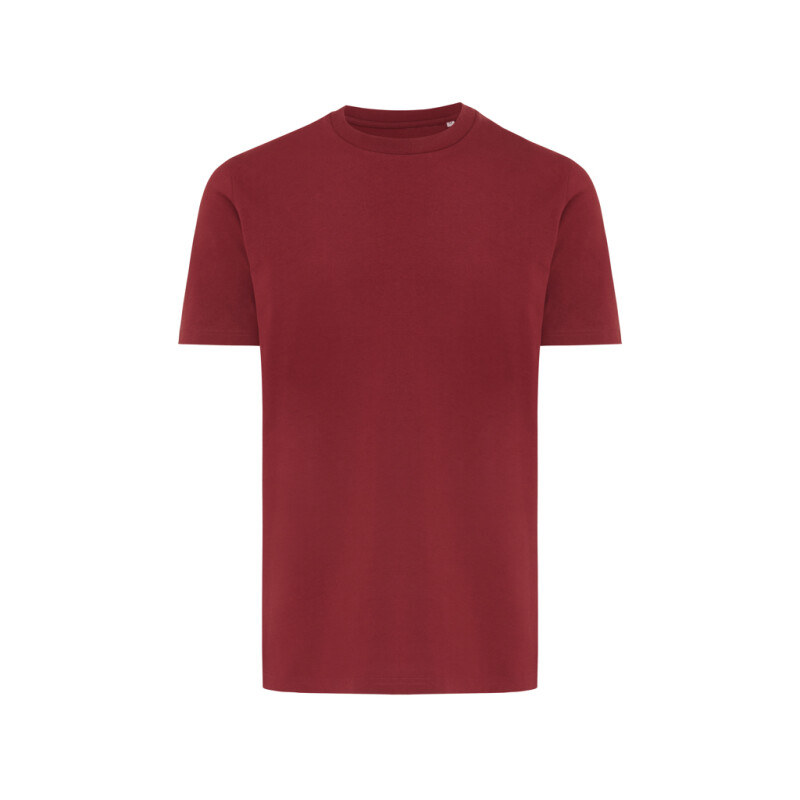 Unisex tričko Iqoniq Brett, velikost XL, vínová
