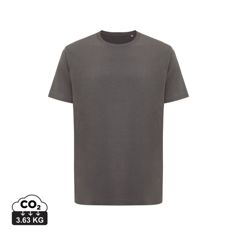 Unisex tričko Iqoniq Kakadu relaxed fit, antracitová, velikost S