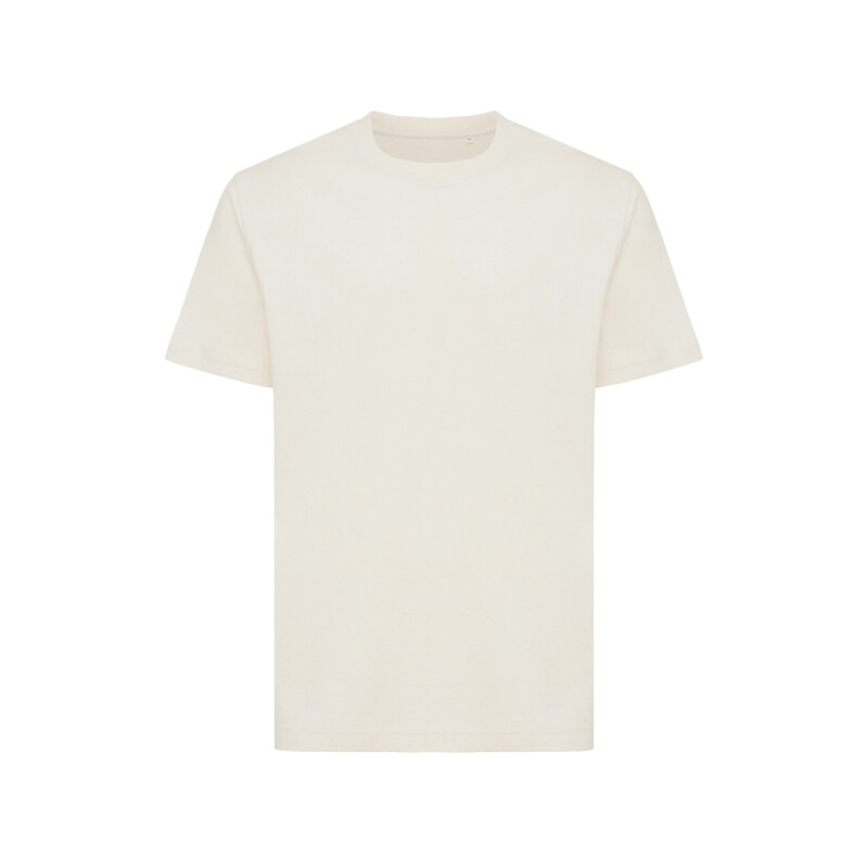 Unisex tričko Iqoniq Kakadu relaxed fit, krémová bílá, velikost XXS