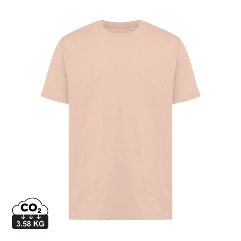 Unisex tričko Iqoniq Kakadu relaxed fit, velikost M, světlá růžová