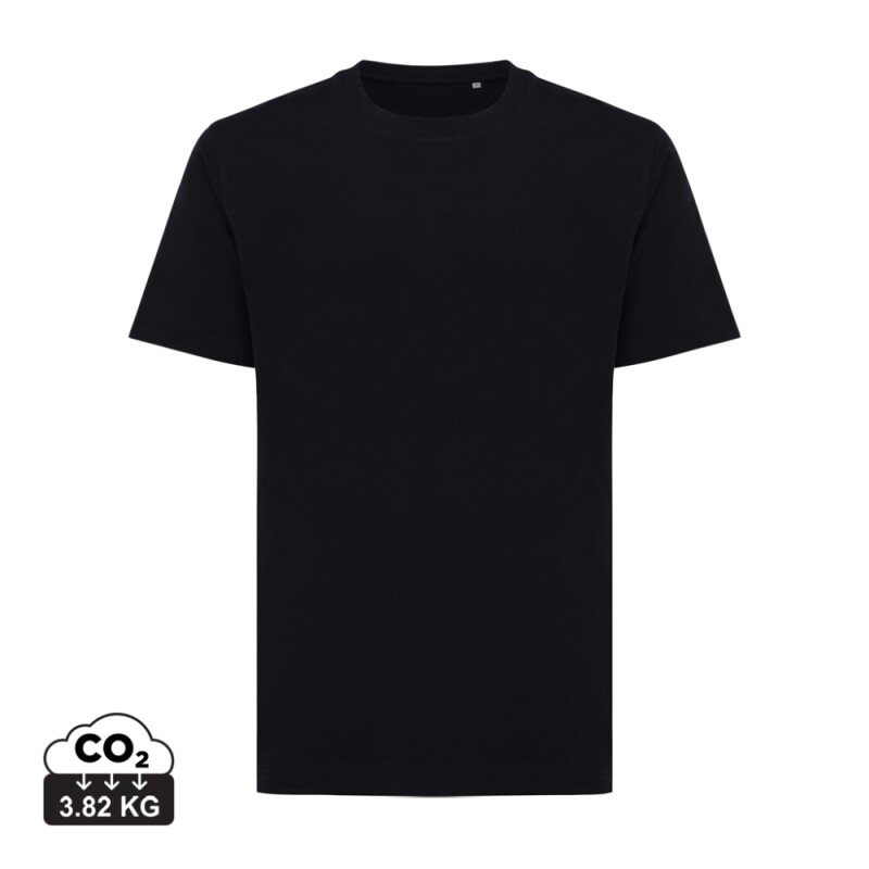 Unisex tričko Iqoniq Kakadu relaxed fit, velikost XL, černá