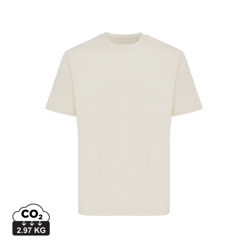 Unisex tričko IQONIQ Nikko, velikost 5XL, krémová bílá